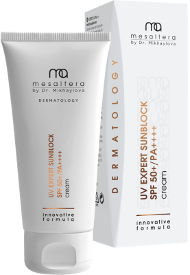Mesaltera UV EXPERT SPF 50+/PA++++, 50 мл Увлажняющий солнцезащитный крем