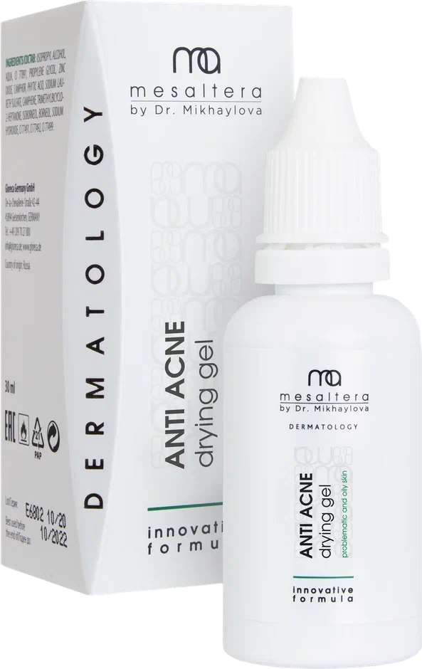 Mesaltera  ANTI ACNE DRYING GEL, 30 мл Гель для проблемно кожи